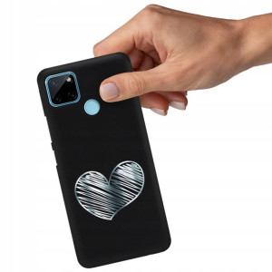Etui Błyszczące Serce do REALME C21Y Case Wzory