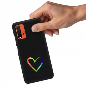 Etui Błyszczące Serce do XIAOMI REDMI 9T Top Wzory