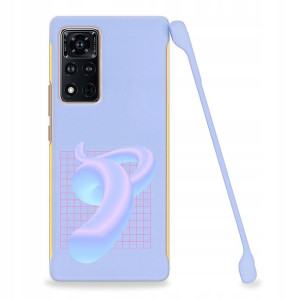 Etui Coby FIOLET do HUAWEI HONOR V40 Art TOP Wzory