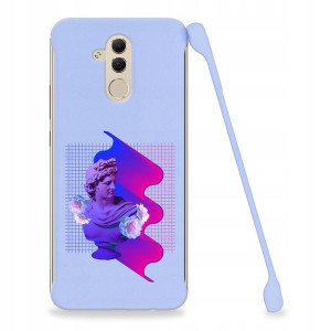 Etui Coby FIOLET do HUAWEI MATE 20 LITE Art Wzory