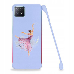 Etui Coby FIOLET do OPPO A72 5G Wiosenne TOP Wzory