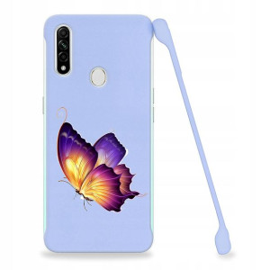Etui Coby FIOLET do OPPO A8 Case Wiosenne Wzory