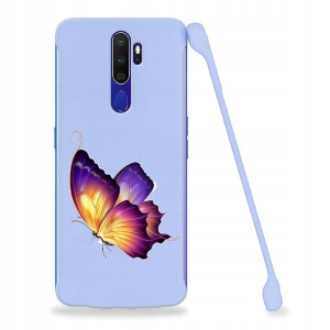 Etui Coby FIOLET do OPPO A9 2020 Wiosenne Wzory