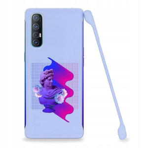 Etui Coby FIOLET do OPPO RENO 3 PRO Case Art Wzory