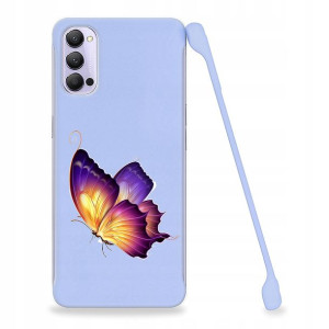 Etui Coby FIOLET do OPPO RENO 4 Wiosenne TOP Wzory