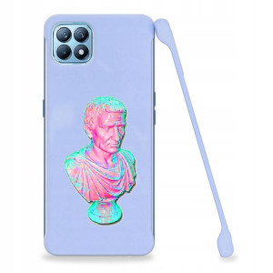 Etui Coby FIOLET do OPPO RENO 4SE Art Sztuka Wzory