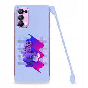 Etui Coby FIOLET do OPPO RENO 5 PRO Case Art Wzory