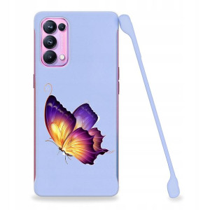 Etui Coby FIOLET do OPPO RENO 5 PRO Wiosenne Wzory