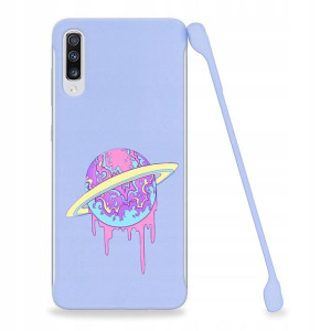 Etui Coby FIOLET do SAMSUNG A70 Art Sztuka Wzory