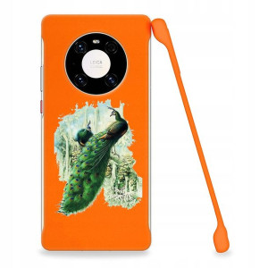 Etui Coby POMARAŃCZ do HUAWEI MATE 40 Wiosna Wzory