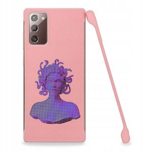 Etui Coby RÓŻ do SAMSUNG NOTE 20 Art Sztuka Wzory