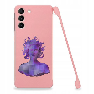 Etui Coby RÓŻ do SAMSUNG S21 5G Art Sztuka Wzory