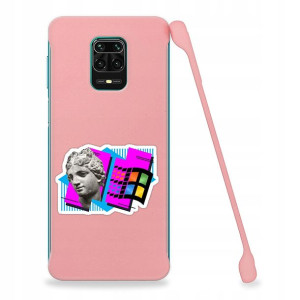 Etui Coby RÓŻ do XIAOMI REDMI NOTE 9S Art Wzory