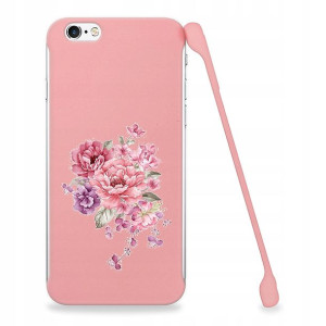 Etui Coby RÓŻOWY do IPHONE 6 PLUS Wiosenne Wzory