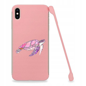 Etui Coby RÓŻOWY do IPHONE XS MAX Wiosenne Wzory