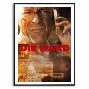 PLAKAT 32x45cm FILMOWE HITY Szklana Pułapka Wzory