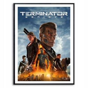 Plakat 32x45cm Filmowe Hity Terminator Wzory Mix