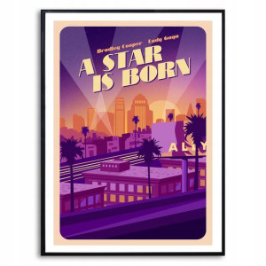 PLAKAT 32x45cm FILMY Narodziny Gwiazdy MiX Wzorów