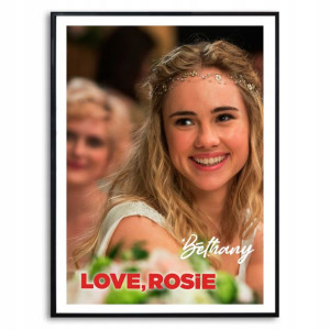 PLAKAT 32x45cm FILMY Romantyczne Wzory LOVE ROSIE