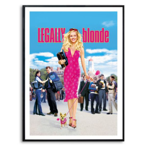 PLAKAT 32x45cm LEGALNY Blondynka Wzory KOMEDIE MiX
