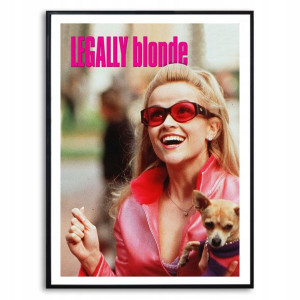PLAKAT 32x45cm LEGALNY Blondynka Wzory KOMEDIE MiX