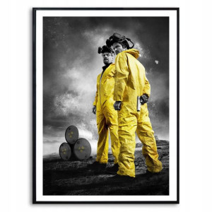 PLAKAT 32x45cm Obraz BREAKING BAD Seriale WZORY