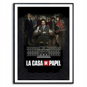 PLAKAT 32x45cm Obraz DOM z PAPIERU Seriale WZORY