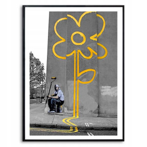PLAKAT 32x45cm Obraz GRAFFITI BANKSY Wiele Wzorów