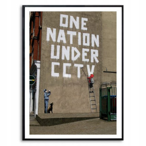 PLAKAT 32x45cm Obraz GRAFFITI BANKSY Wiele Wzorów