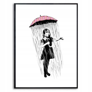 PLAKAT 32x45cm Obraz GRAFFITI BANKSY Wiele Wzorów