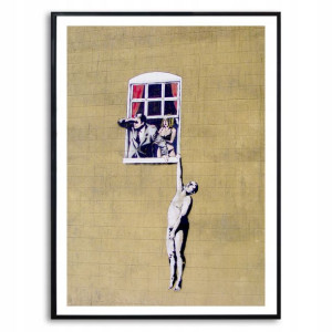 PLAKAT 32x45cm Obraz GRAFFITI BANKSY Wiele Wzorów