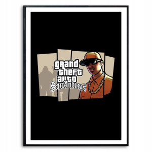 PLAKAT 32x45cm Obraz na Ścianę GRY GTA SAN ANDREAS