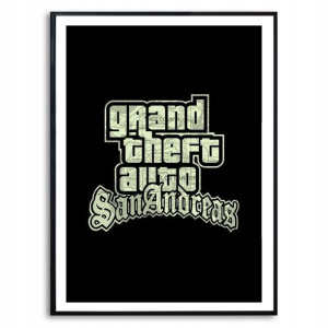 PLAKAT 32x45cm Obraz na Ścianę GRY GTA SAN ANDREAS