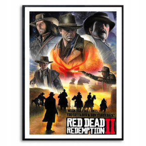 PLAKAT 32x45cm Obraz na Ścianę RED DEAD REDEMPTION