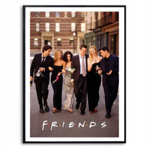 PLAKAT 32x45cm Obraz PRZYJACIELE Friends Seriale