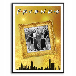 PLAKAT 32x45cm Obraz PRZYJACIELE Friends Seriale