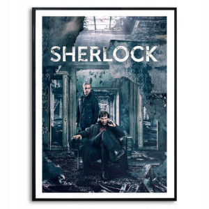 PLAKAT 32x45cm Obraz SHERLOCK HOLMES Seriale WZORY
