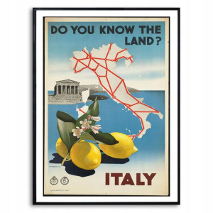 PLAKAT Obraz 32x45cm RETRO Vintage Wiele WZORÓW