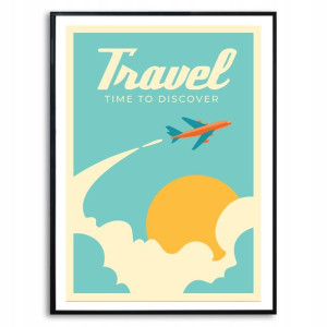 PLAKAT Obraz 32x45cm RETRO Vintage Wiele WZORÓW