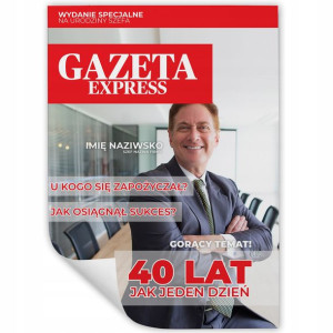 PLAKAT 32x44 OKŁADKA MAGAZYNU Prezent na URODZINY