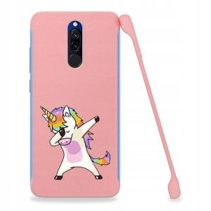Etui Coby RÓŻOWY do XIAOMI REDMI 8 Wiosenne Wzory