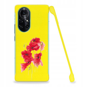 Etui Coby ŻÓŁTY do HUAWEI NOVA 8 Wiosenne Wzory