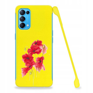 Etui Coby ŻÓŁTY do OPPO RENO 5 Wiosenne TOP Wzory