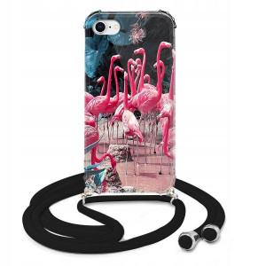 Etui Crossbody Czarne do SAMSUNG S21 ULTRA Wzory