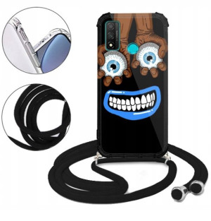 Etui CROSSBODY do HUAWEI P SMART 2020 Anime Wzory