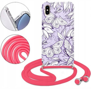 Etui CROSSBODY do IPHONE XS MAX Case Letnie Wzory