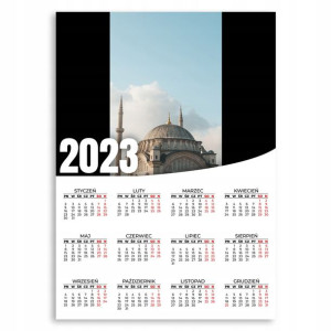 KALENDARZ 2023 ROK 50x70 PLAKATOWY Krajobraz Wzory