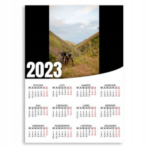 KALENDARZ 2023 ROK 50x70 PLAKATOWY Krajobraz Wzory