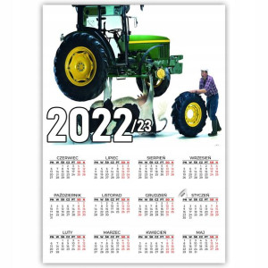 KALENDARZ Plakatowy 32x44 JOHN DEERE Wiele Wzorów