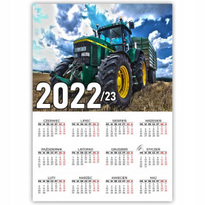 KALENDARZ Plakatowy 32x44 JOHN DEERE Wiele Wzorów